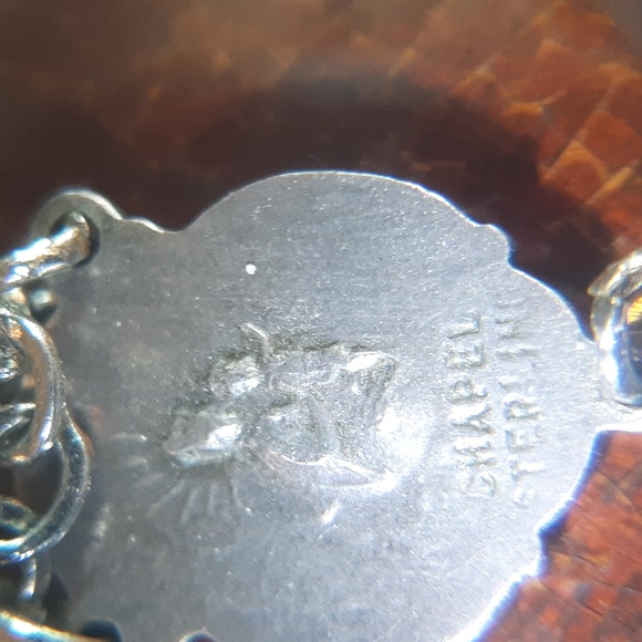 Chapel sterling silver & crystal rosary - Picture 4 of 4